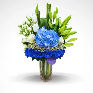 New bundle of Joy - Blue Flowers