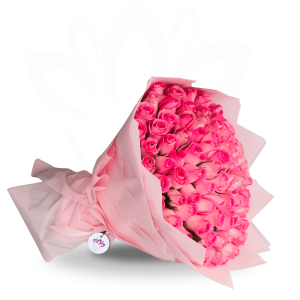 Pink Rose Bouquet - 100 Pink Rose
