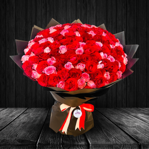 Vibrant Red - 100 Rose