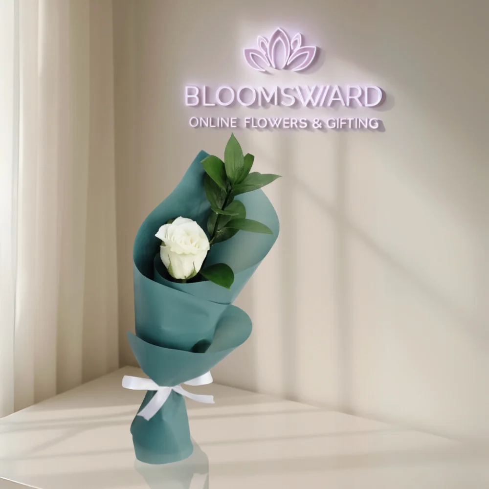 Saudi National Day Single Rose